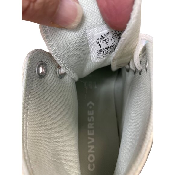 Converse Chuck Taylor womans Monie Hi "Ombre' Dew white High Sneakers SZ 9 - Picture 7 of 16